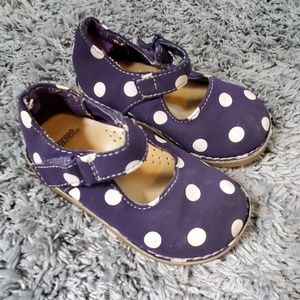 Size 6 Gymboree Toddler shoes polkadot